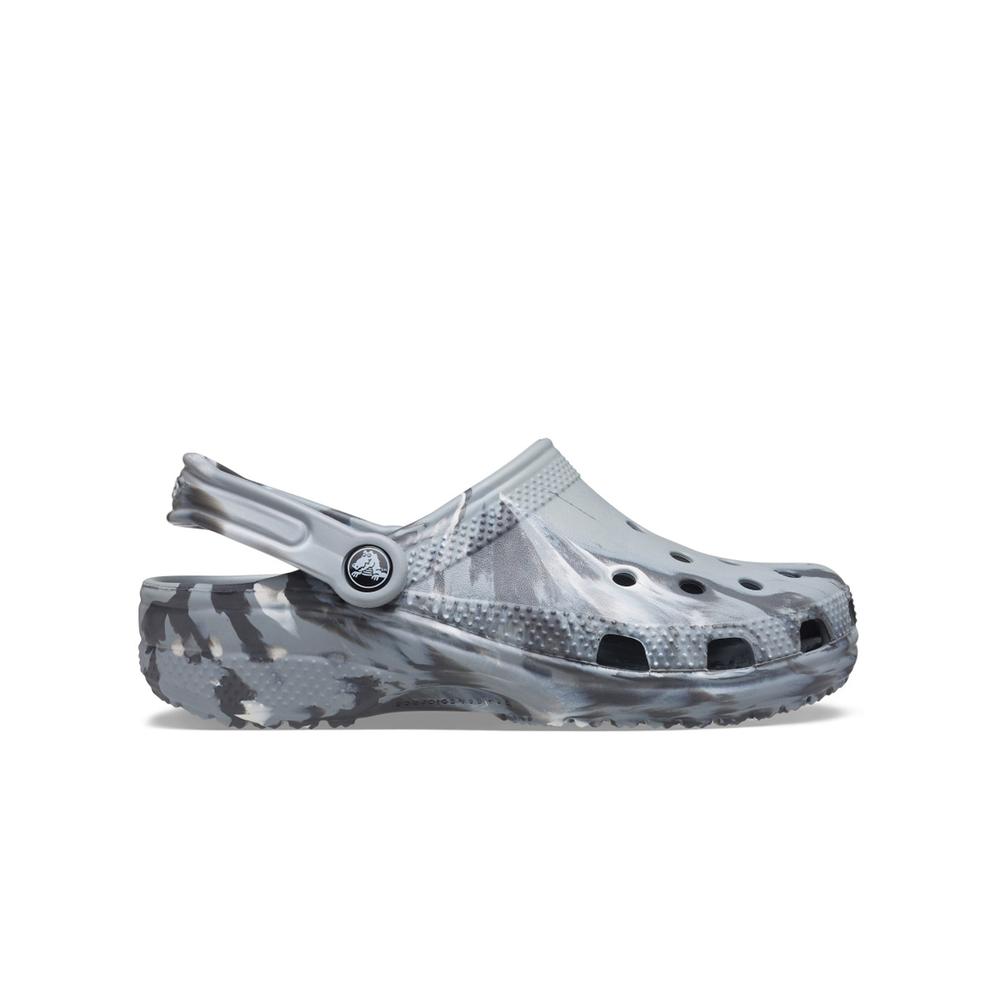 Klapki Crocs Classic Marbled Clog 206867-0ES - szare