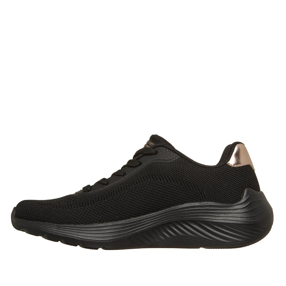Buty damskie Skechers Bobs Sport Squad Waves Current Look 117679BBK - czarne