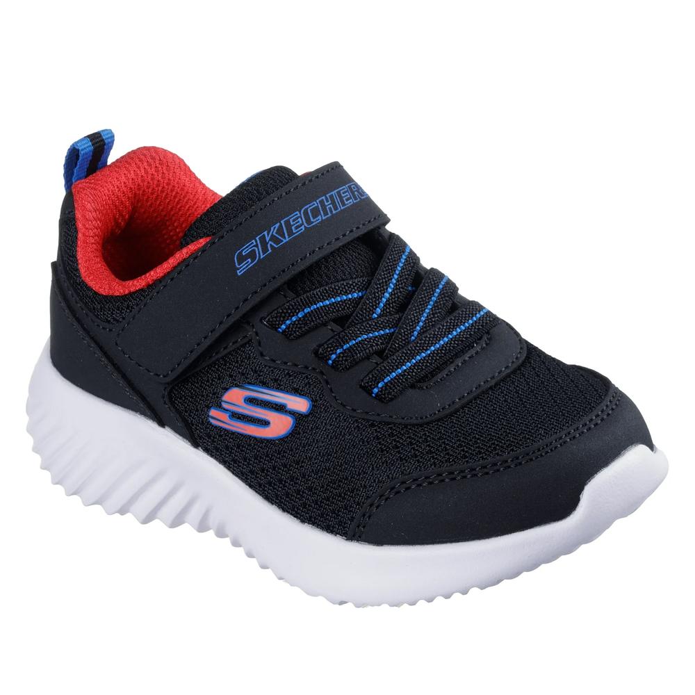 Buty dziecięce Skechers Bounder Techrox 403906NBLK - granatowe