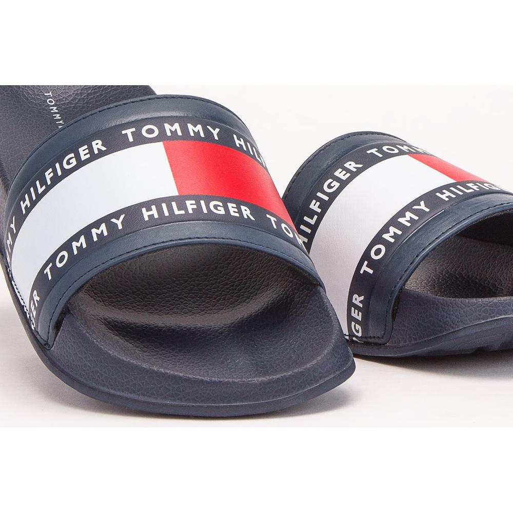 TOMMY HILFIGER FLAG POOL SLIDE > T3B0-30758-0905800