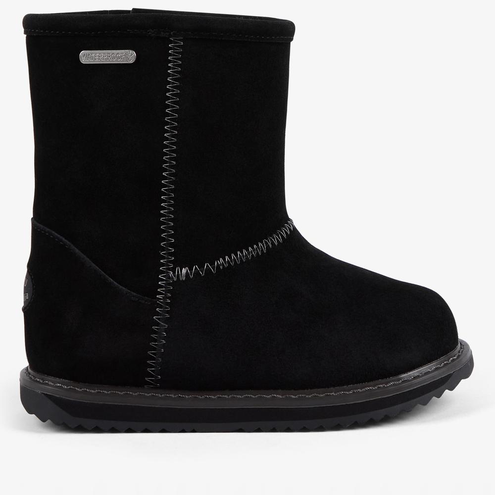 Buty dziecięce Emu Australia Brumby LO 2.0 K13225BLAK - czarne