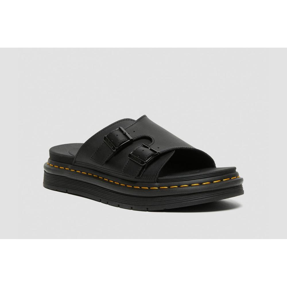 Klapki Dr Martens Dax Slip On Leather  25764001 - czarne
