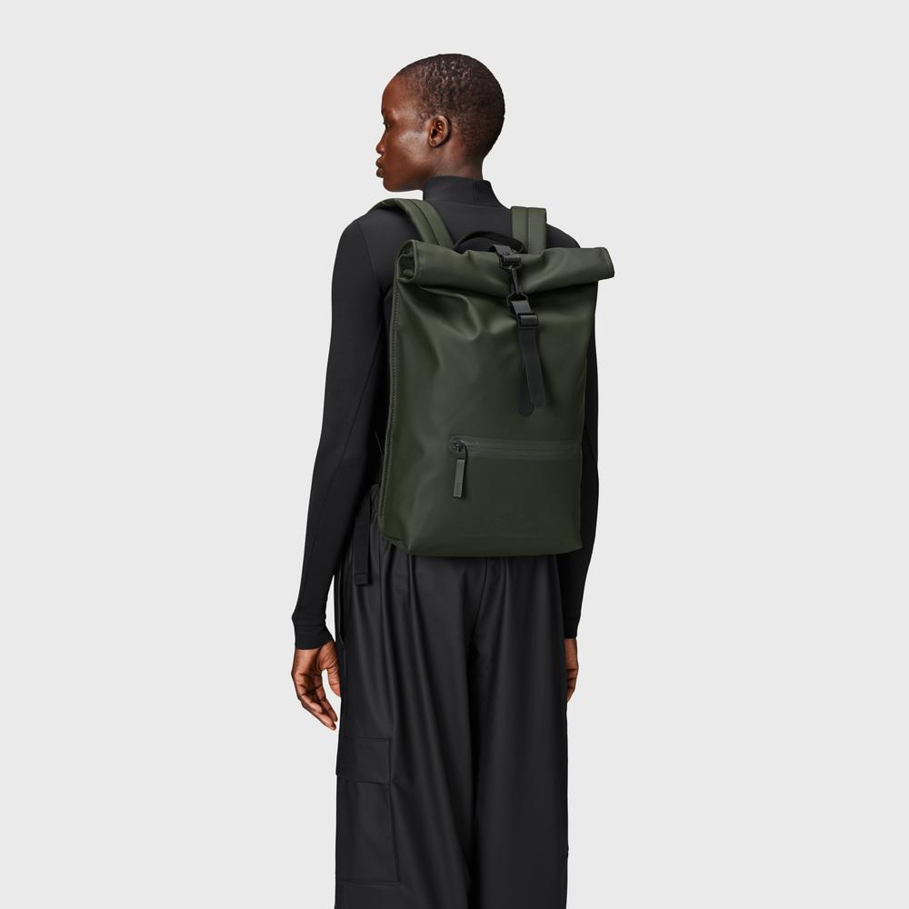 Plecak Rains Rolltop Rucksack 13320-03 - zielony