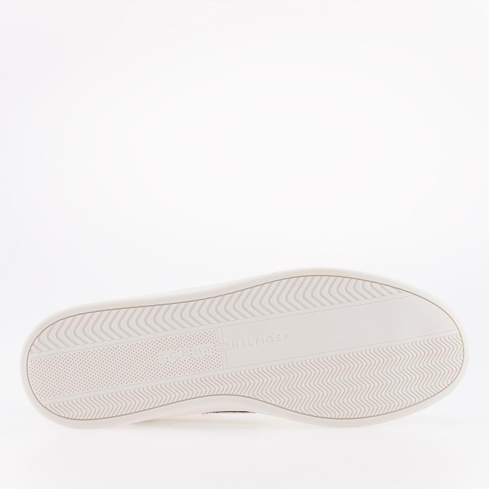 Buty Tommy Hilfiger Elevated Cupsole Leather FM0FM04490-AC0 - białe