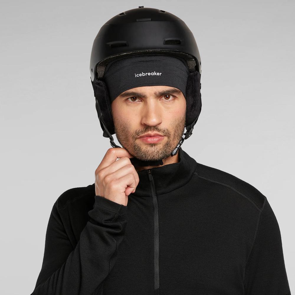 Czapka unisex Icebreaker Merino 200 Oasis 0A56SH0011 - czarna