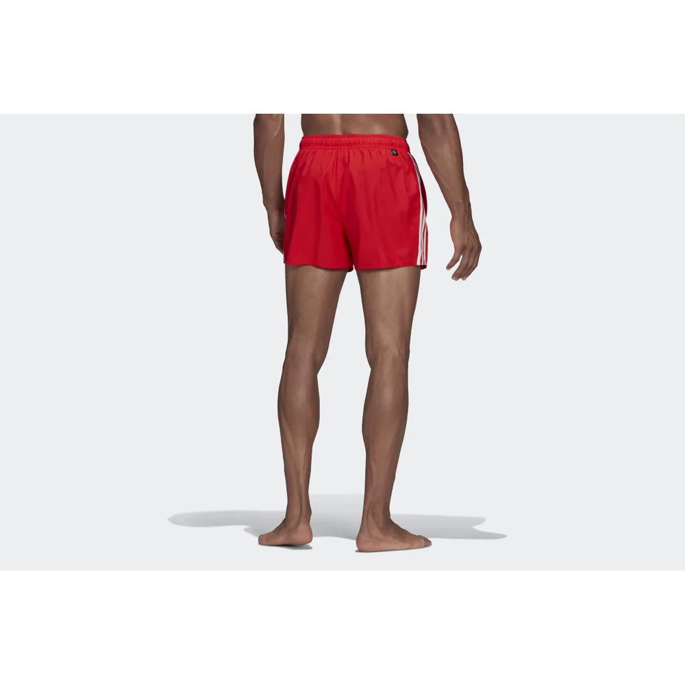 Spodenki adidas Classic 3-Stripes Swim Shorts HA0391 - czerwone