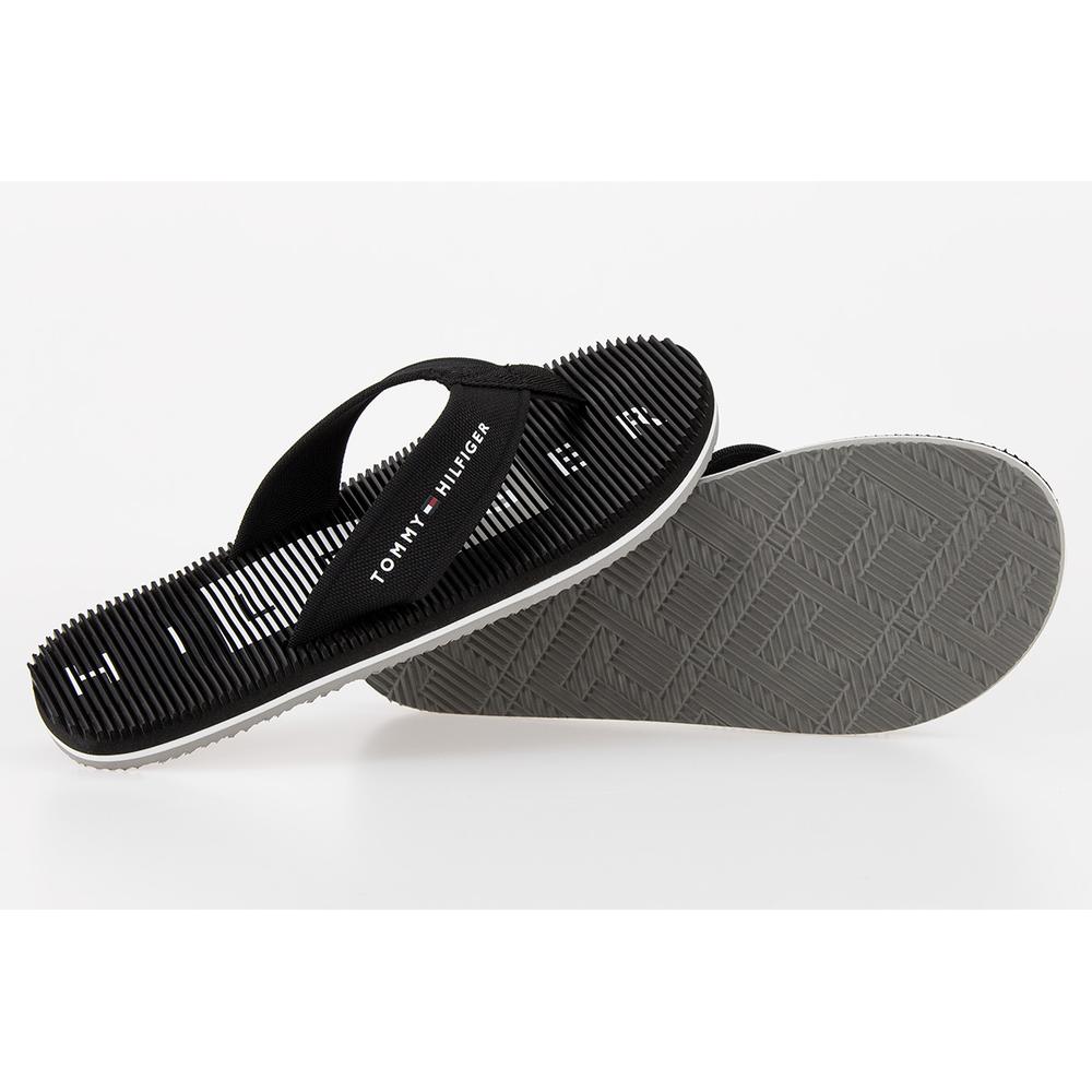 Japonki Tommy Hilfiger Massage Footbed Beach Sandal FM0FM03979-BDS - czarne