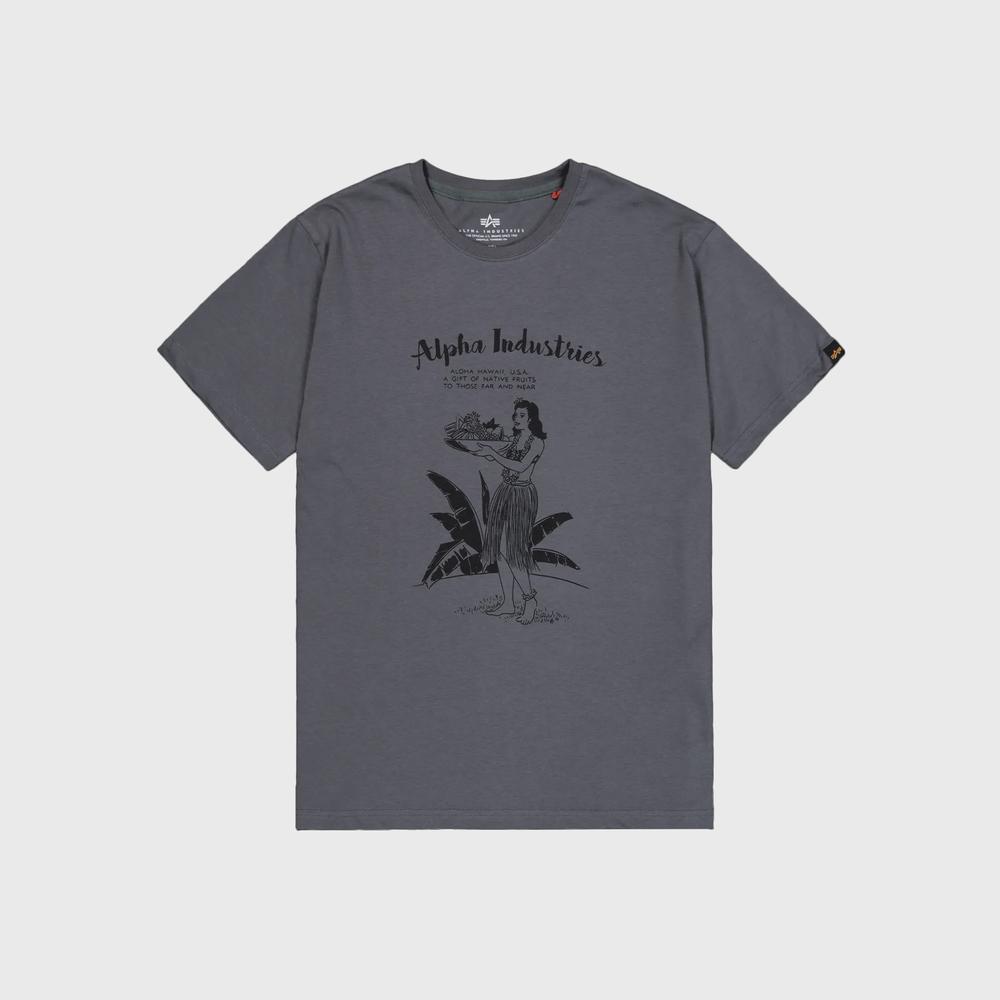 Koszulka męska Alpha Industries Hawaii 156525684 - szara
