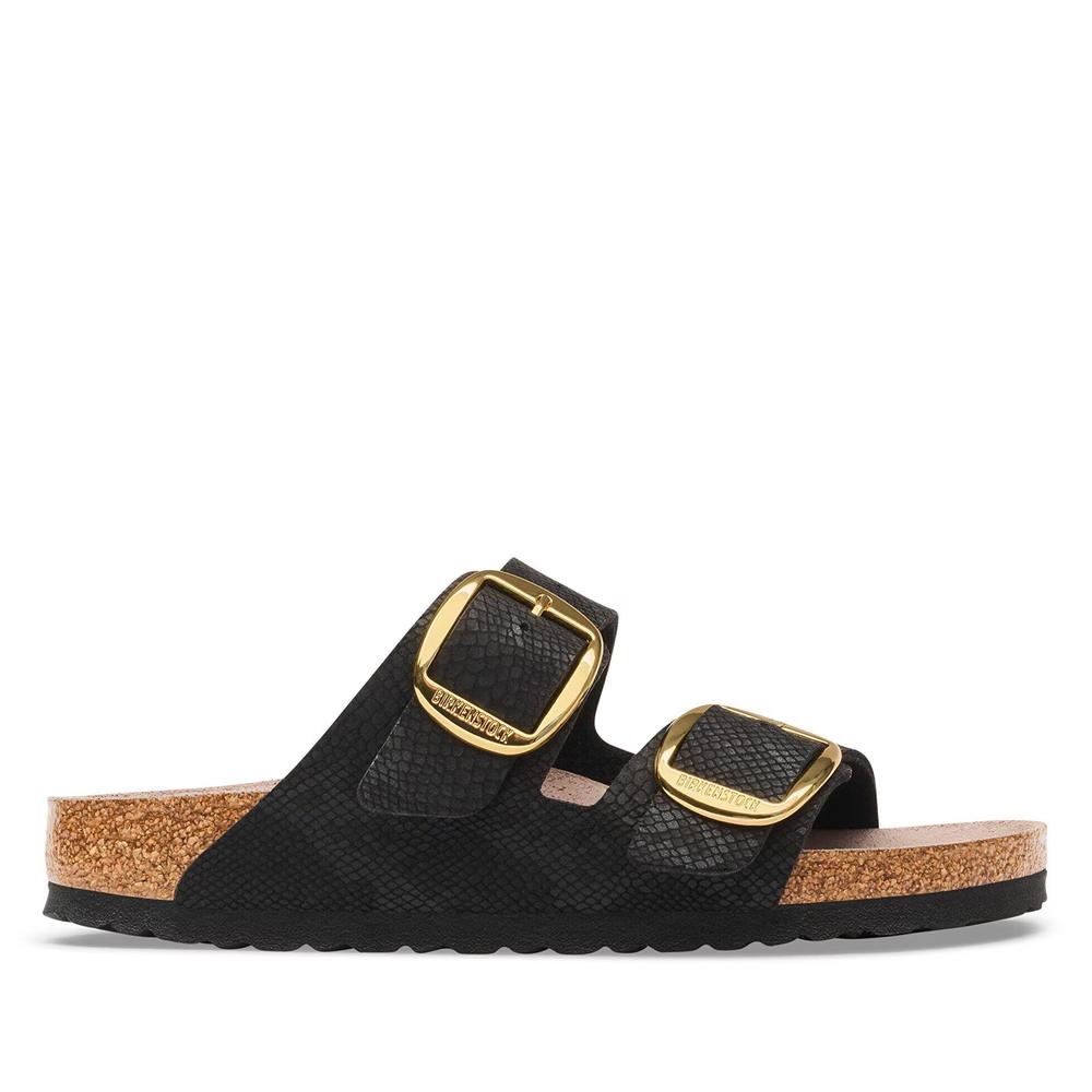 Klapki damskie Birkenstock Arizona Big Buckle 1032881 - czarne