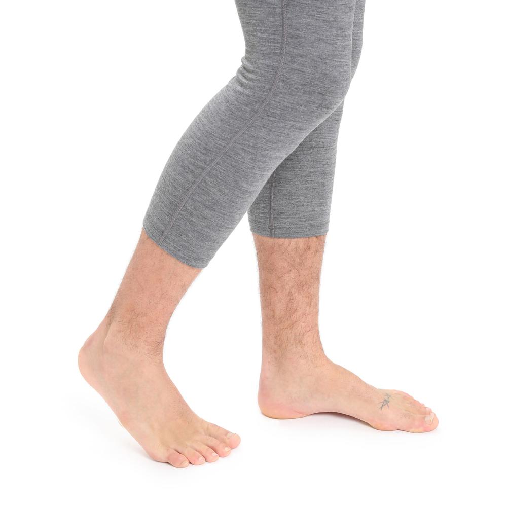 Legginsy Icebreaker Merino 200 Oasis 3/4 Thermal 1043680131 - szare