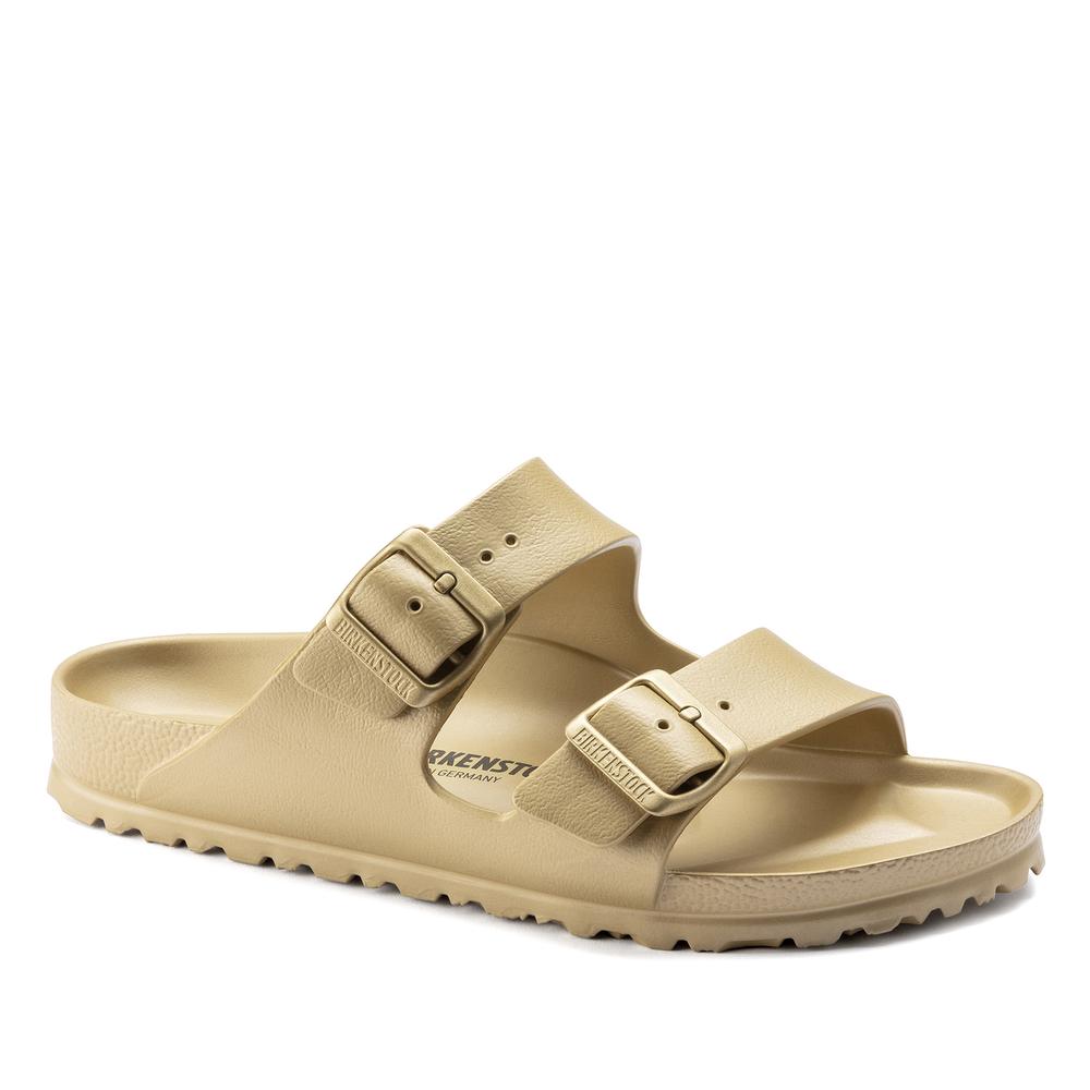 Klapki Birkenstock Arizona Essentials 1022465 - złote