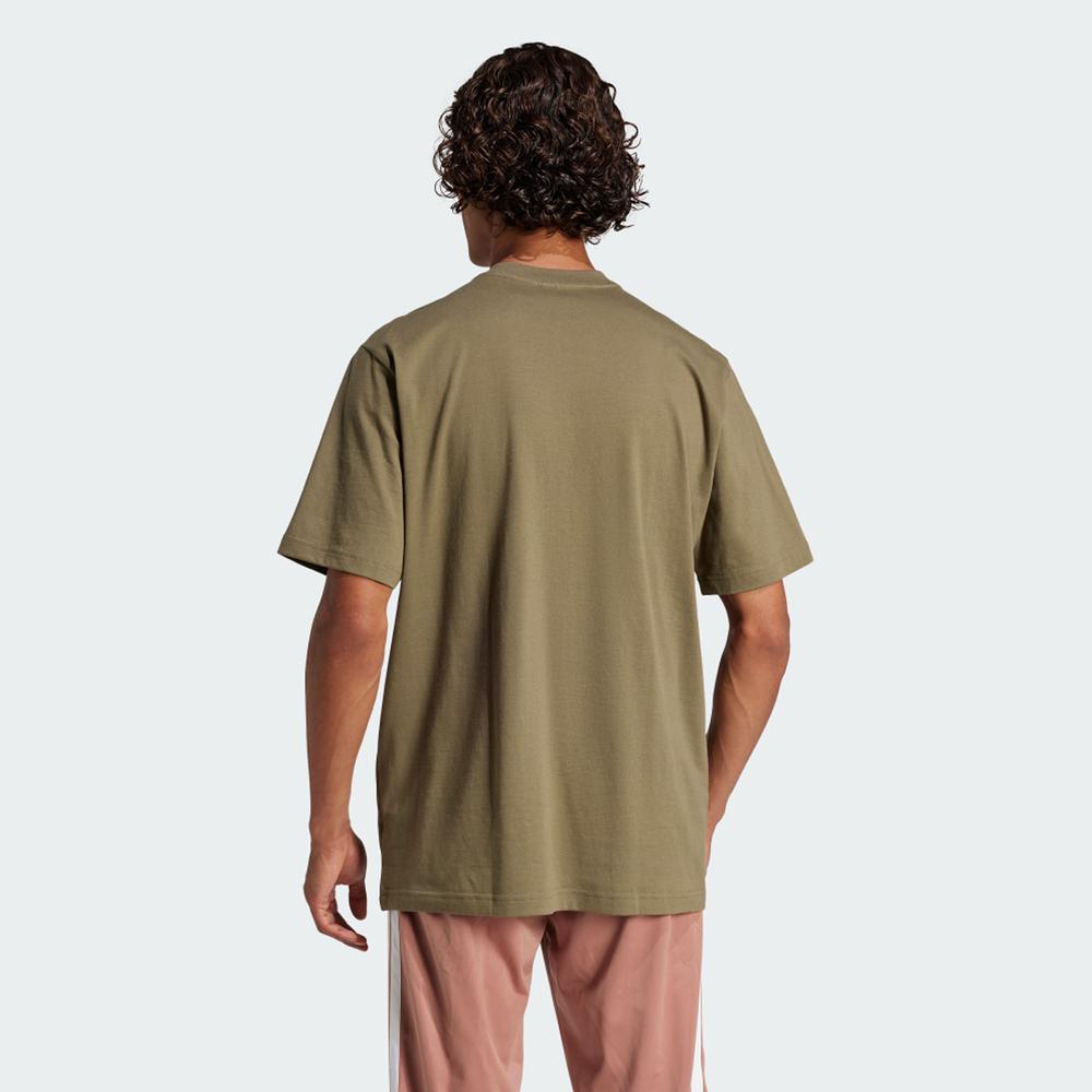 Koszulka męska adidas Sportswear Essentials Linear Single JE9001 - zielona