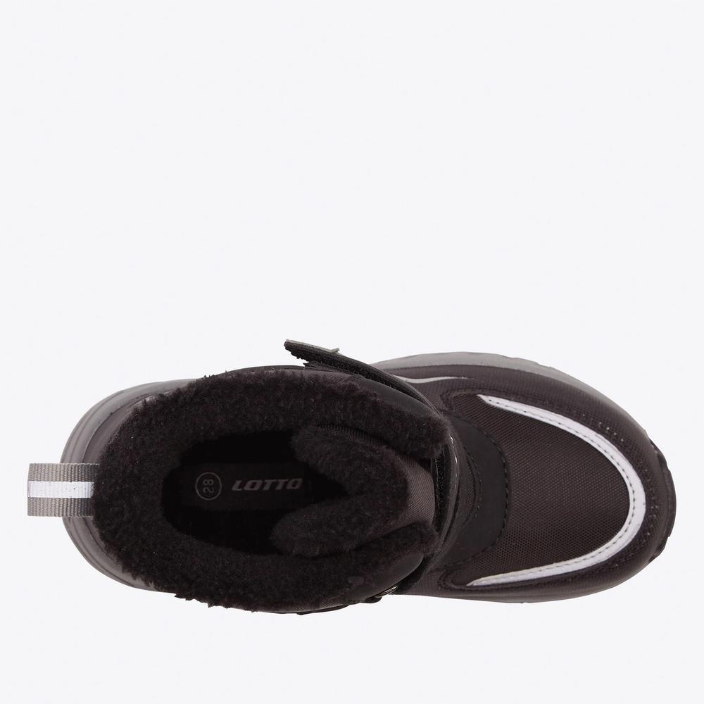 Buty dziecięce Lotto Alstyne Tex 2600490K-1116 - czarne