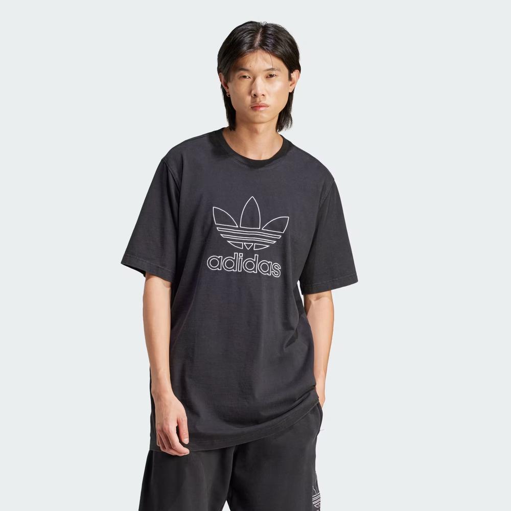 Koszulka adidas Originals Adicolor Outline Trefoil IU2347 - czarna