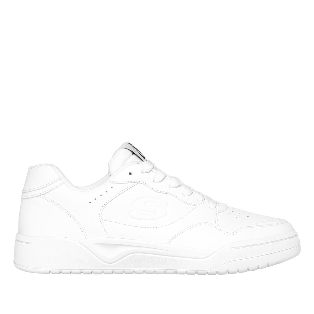 Buty Skechers Koopa Court Volley Low Varsity 183240WHT - białe