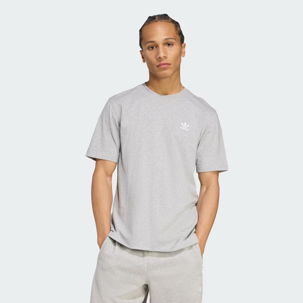 Koszulka męska adidas Originals Trefoil Essentials JY6267 - szara