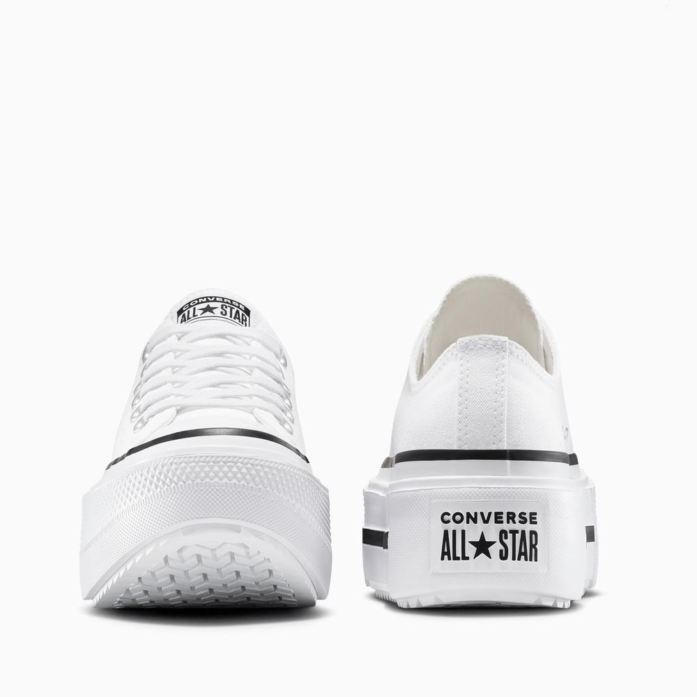 Buty damskie Converse Chuck Taylor All Star Lift Double Stack Platform A15491C - białe