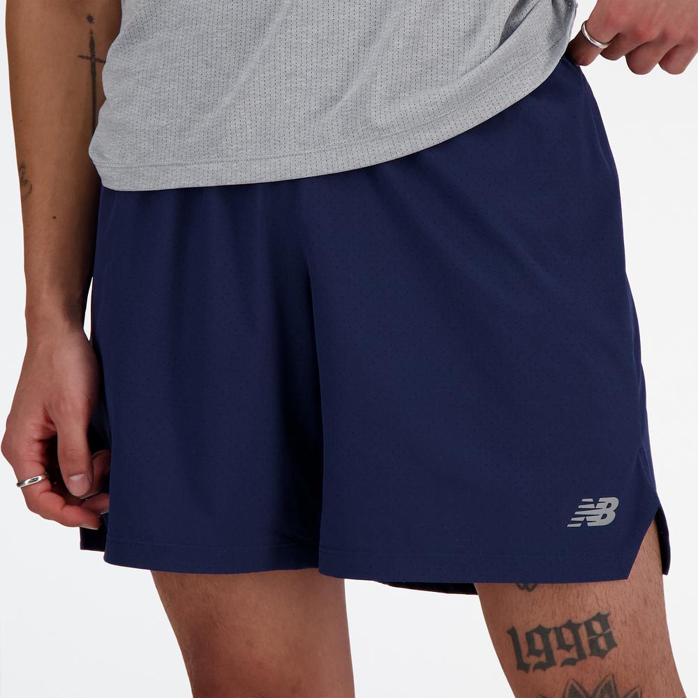 Spodenki męskie New Balance MS41283NNY - granatowe