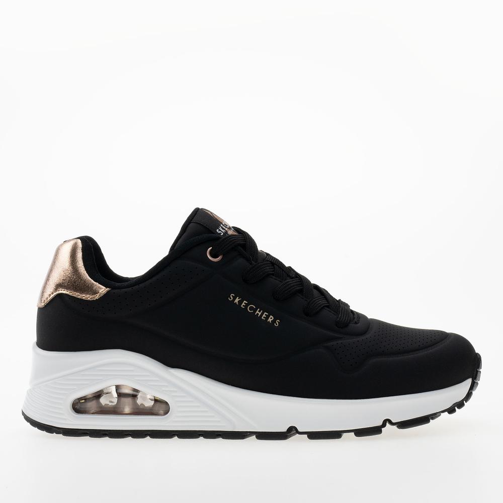 Buty damskie Skechers Uno Golden Air 177094BLK - czarne