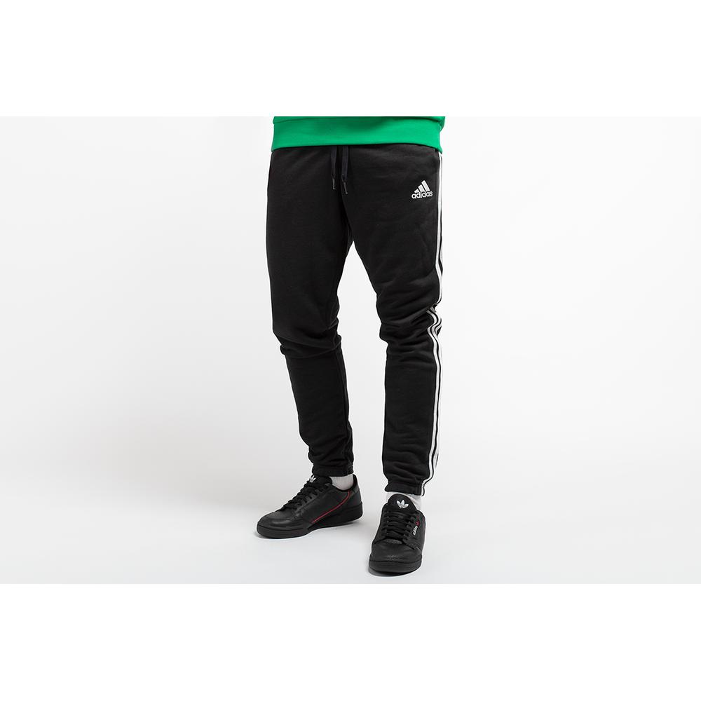 Spodnie dresowe adidas Essentials French Terry Tapered 3-Stripes GK8829 - czarne