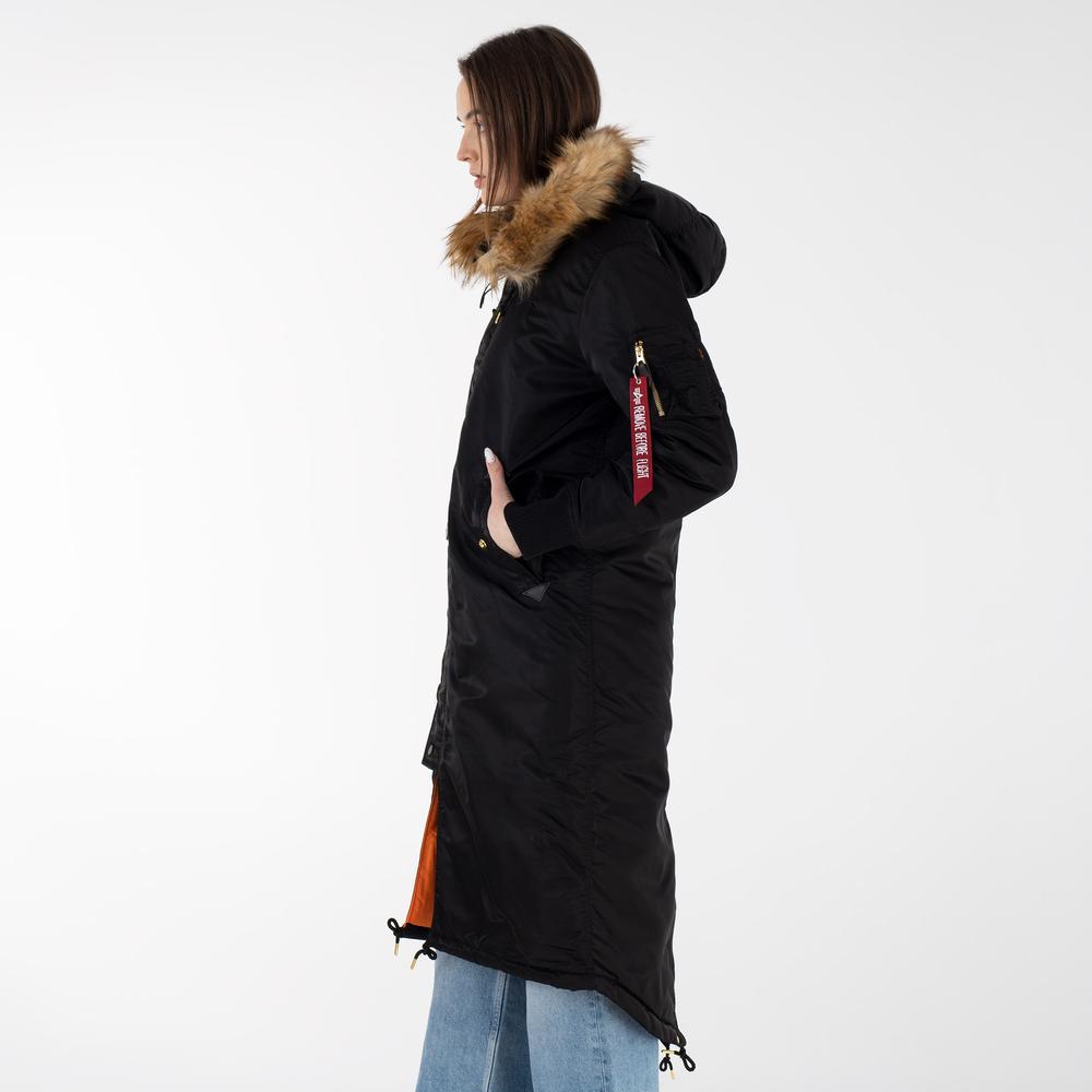 Kurtka Alpha Industries Long Fishtail 198013533 - czarna
