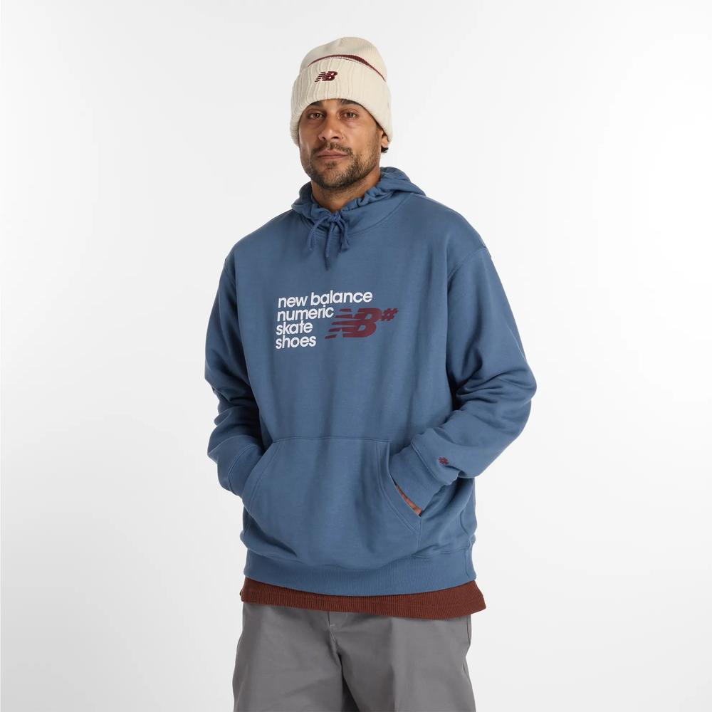 Bluza męska New Balance MT51954VTI - niebieska