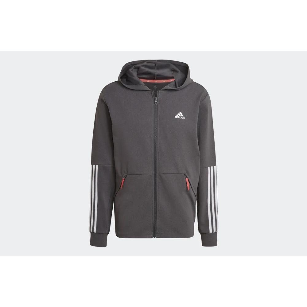 Bluza adidas Aeroready Motion Sport Full-Zip Hoodie HC0640 szara