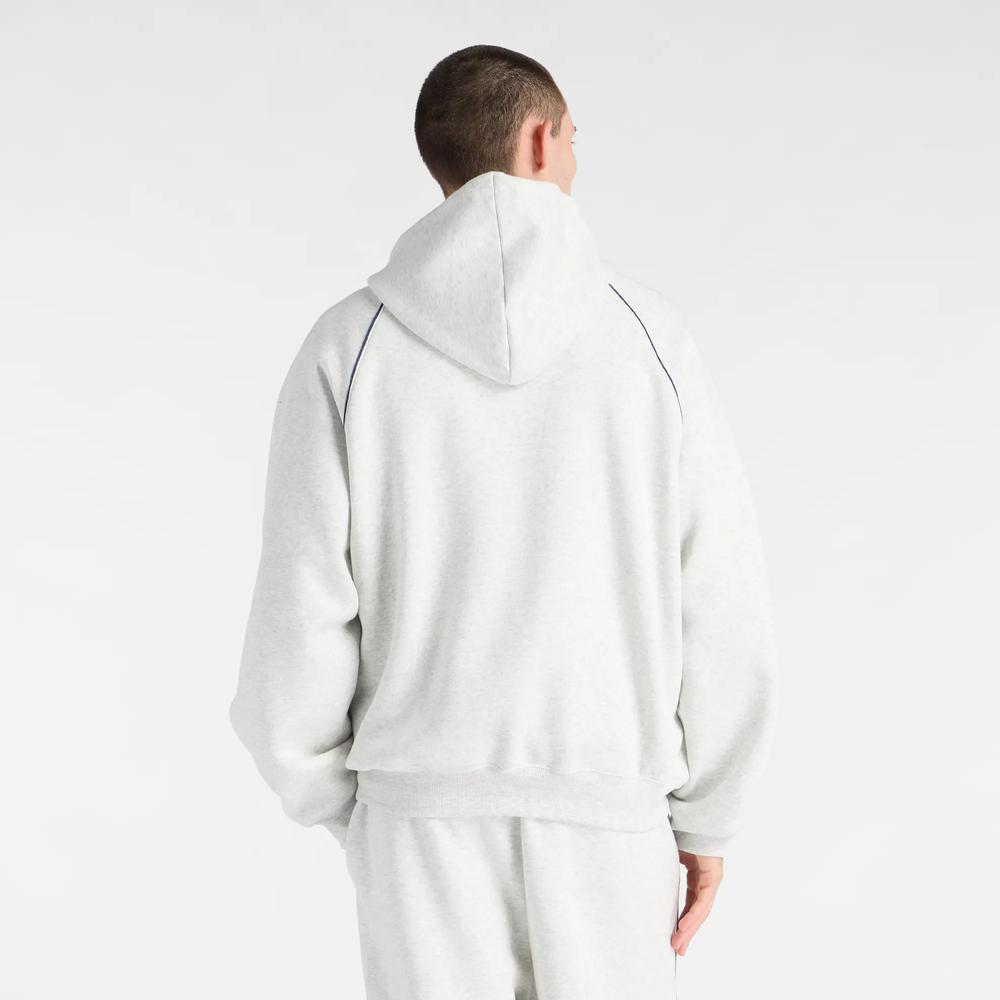 Bluza męska New Balance Trackside Fleece MT611629AHH - szara