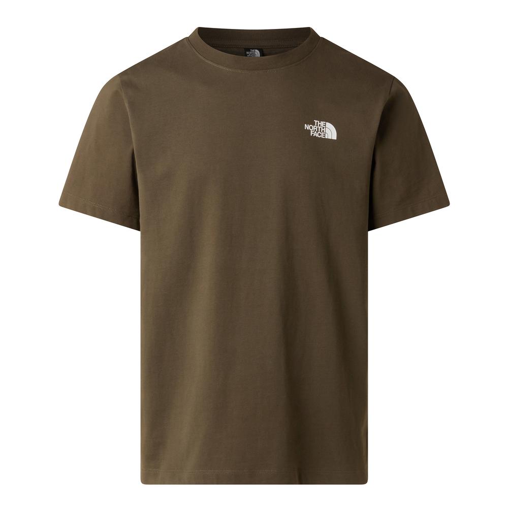 Koszulka męska The North Face Regular Short Graphic 0A8GUW21L1 - brązowa