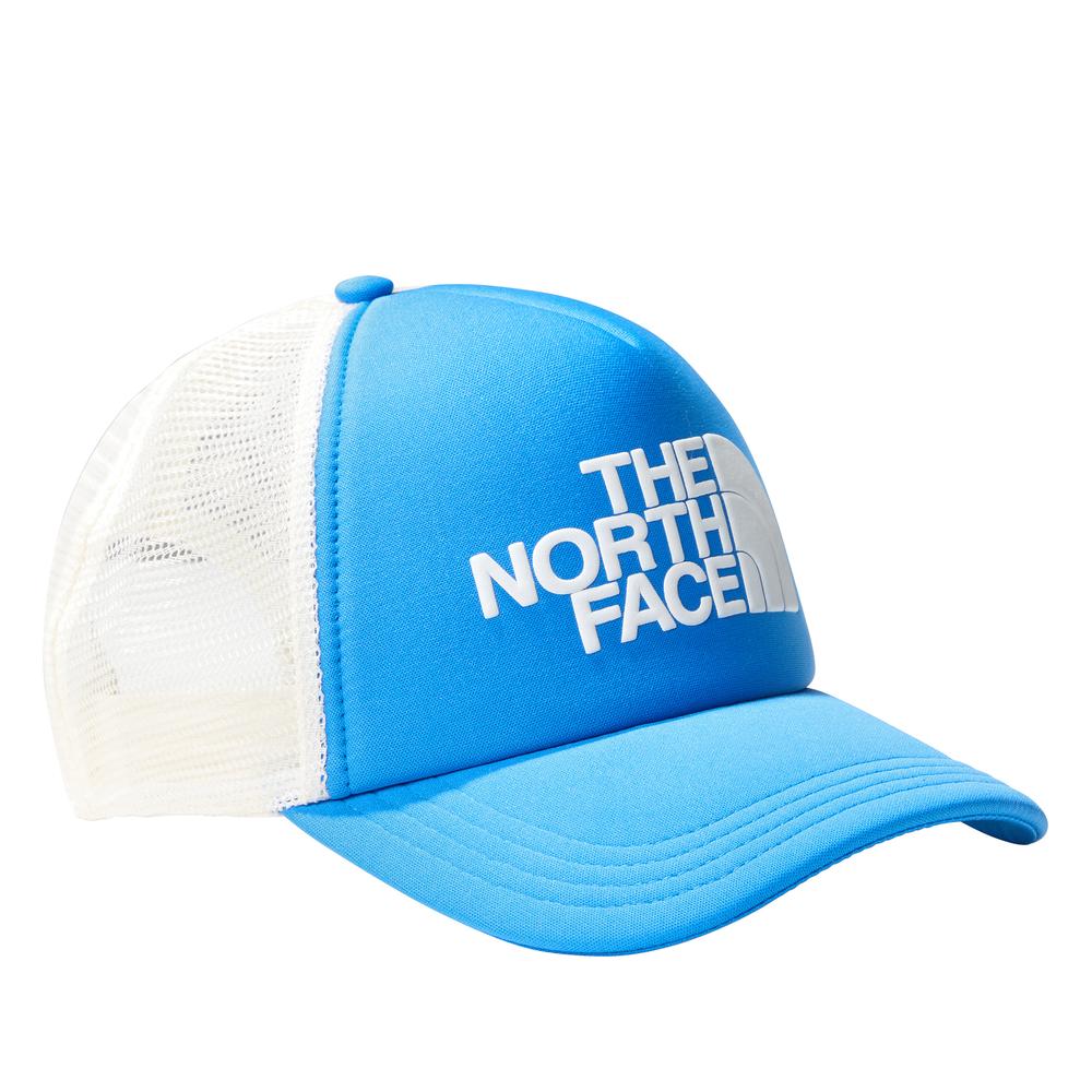 Czapka z daszkiem The North Face Logo Trucker 0A3FM3LV61 - niebiesko-biała