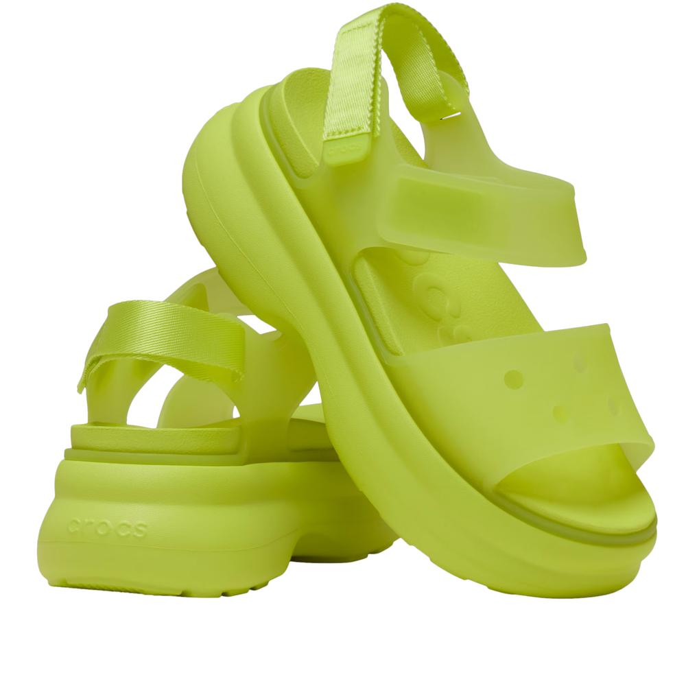 Sandały damskie Crocs Soho Frosted Y-Strap 212651-738 - zielone