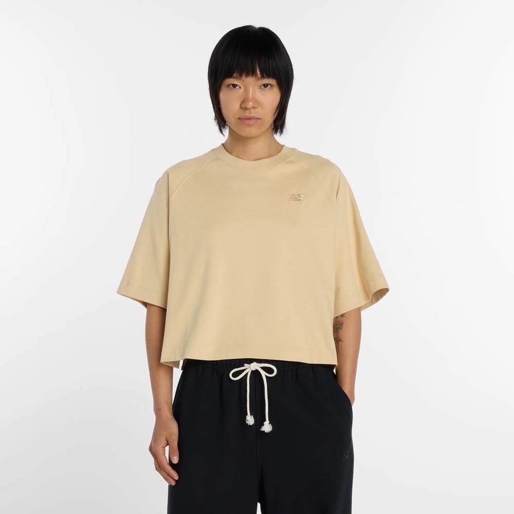 Koszulka damska New Balance WT6147DDABC - żółta