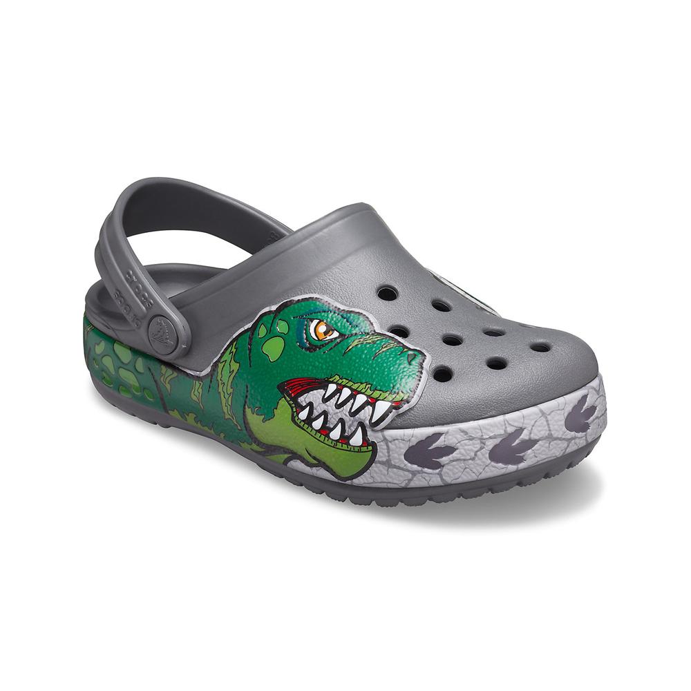 CROCS FUN LAB DINO BAND LIGHTS CLOG > 206157-0DA