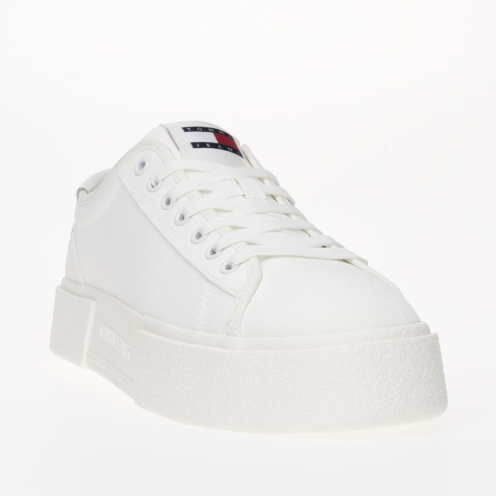 Buty Tommy Jeans Floxing Flatform EN0EN02480-YBL - białe