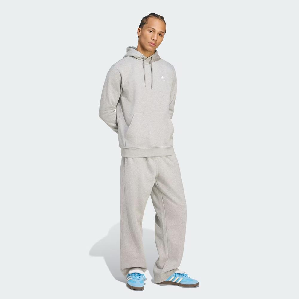 Spodnie męskie adidas Originals Trefoil Essentials Open Hem JW9157 - szare