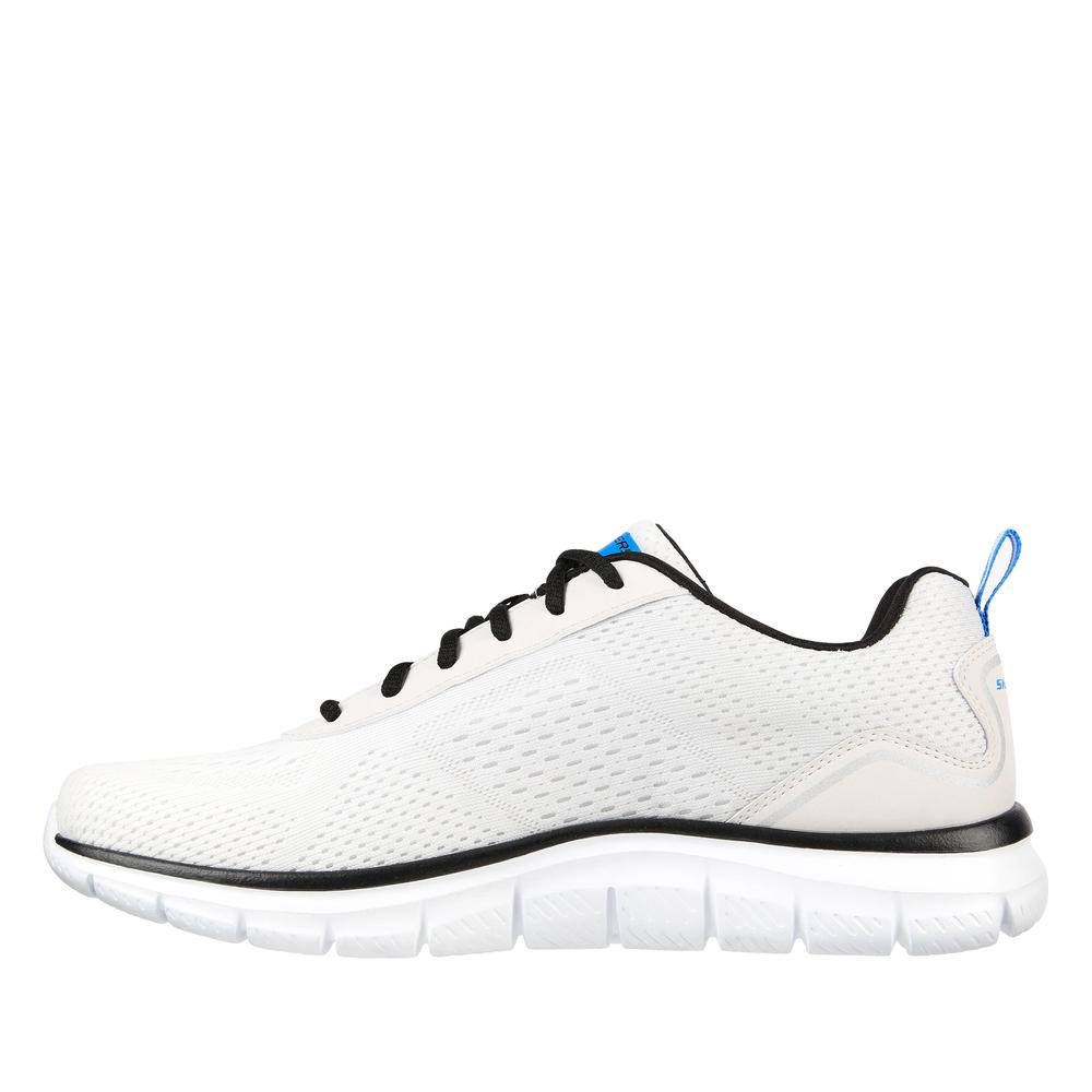 Buty męskie Skechers Track Ripkent 232399WBK - białe