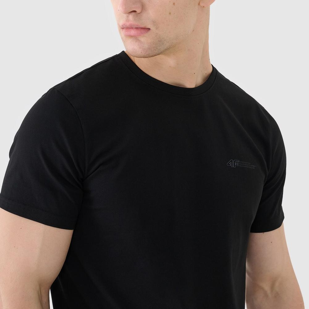 Koszulka męska 4F WSS25TTSHM200320S - czarna
