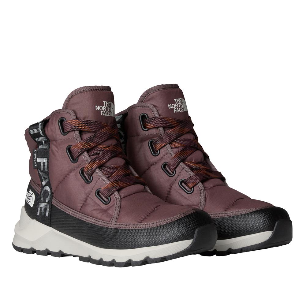 Buty damskie The North Face Thermoball Luxe 0A817WC9R1 - bordowe