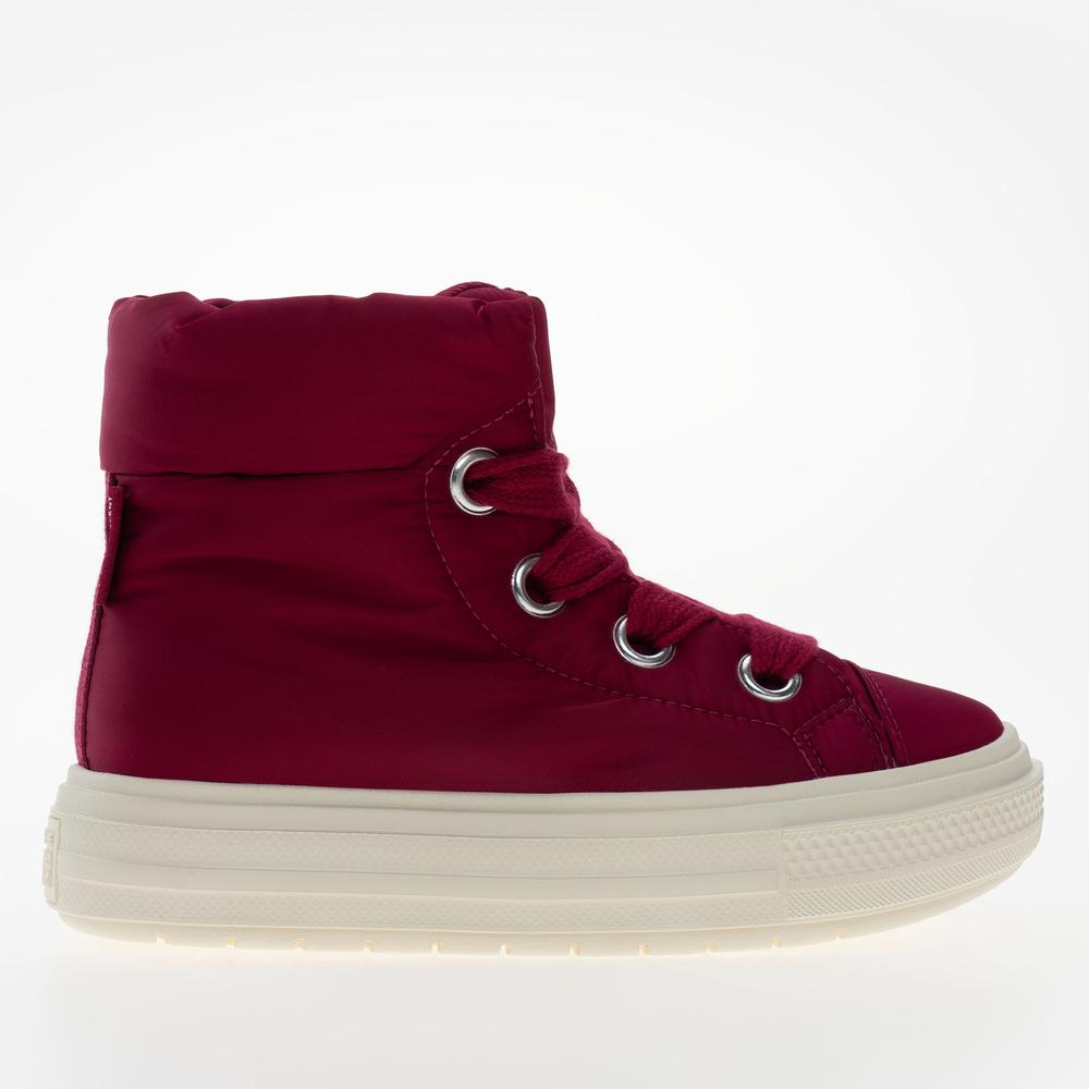 Buty damskie Converse Chuck Taylor All Star Elements Boot A14274C - bordowe