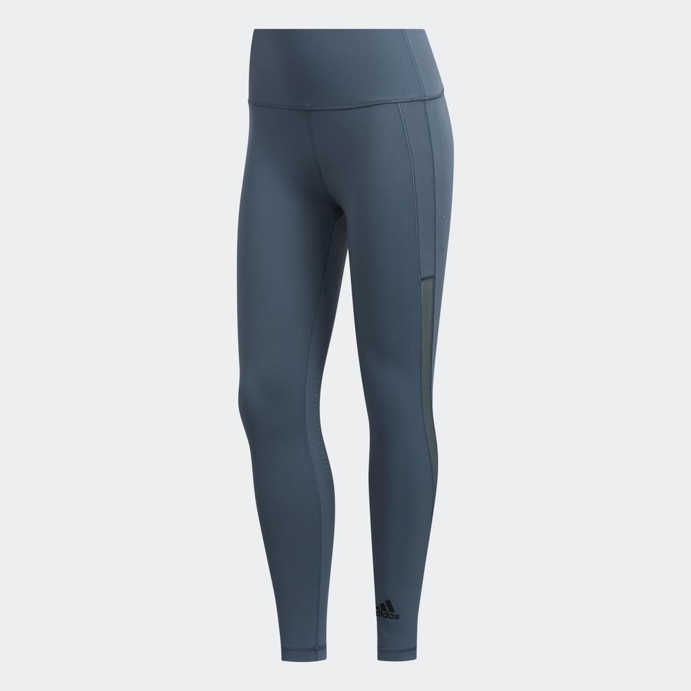 Legginsy adidas Alphaskin Heat.Rdy GH8508 - niebieskie