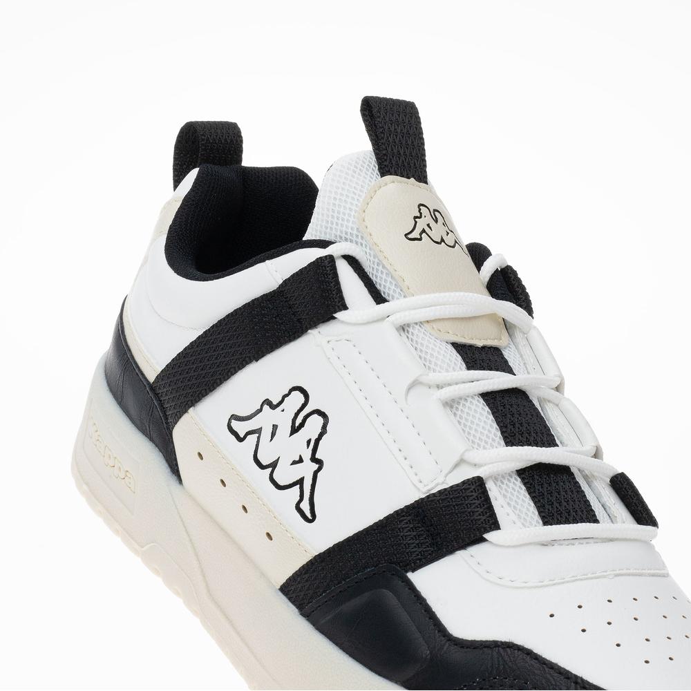 Buty Kappa Bradock 243418-1011 - biało-czarne