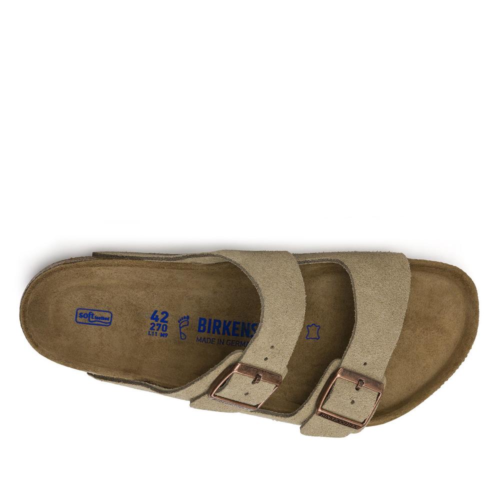 Klapki męskie Birkenstock Arizona 951301 - brązowe