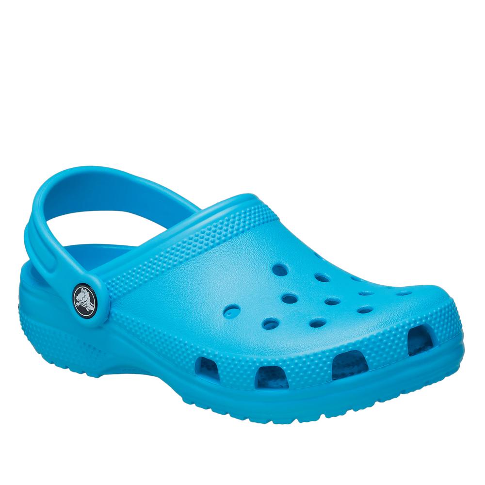Klapki dziecięce Crocs Classic Clog 206991-4OX - niebieskie