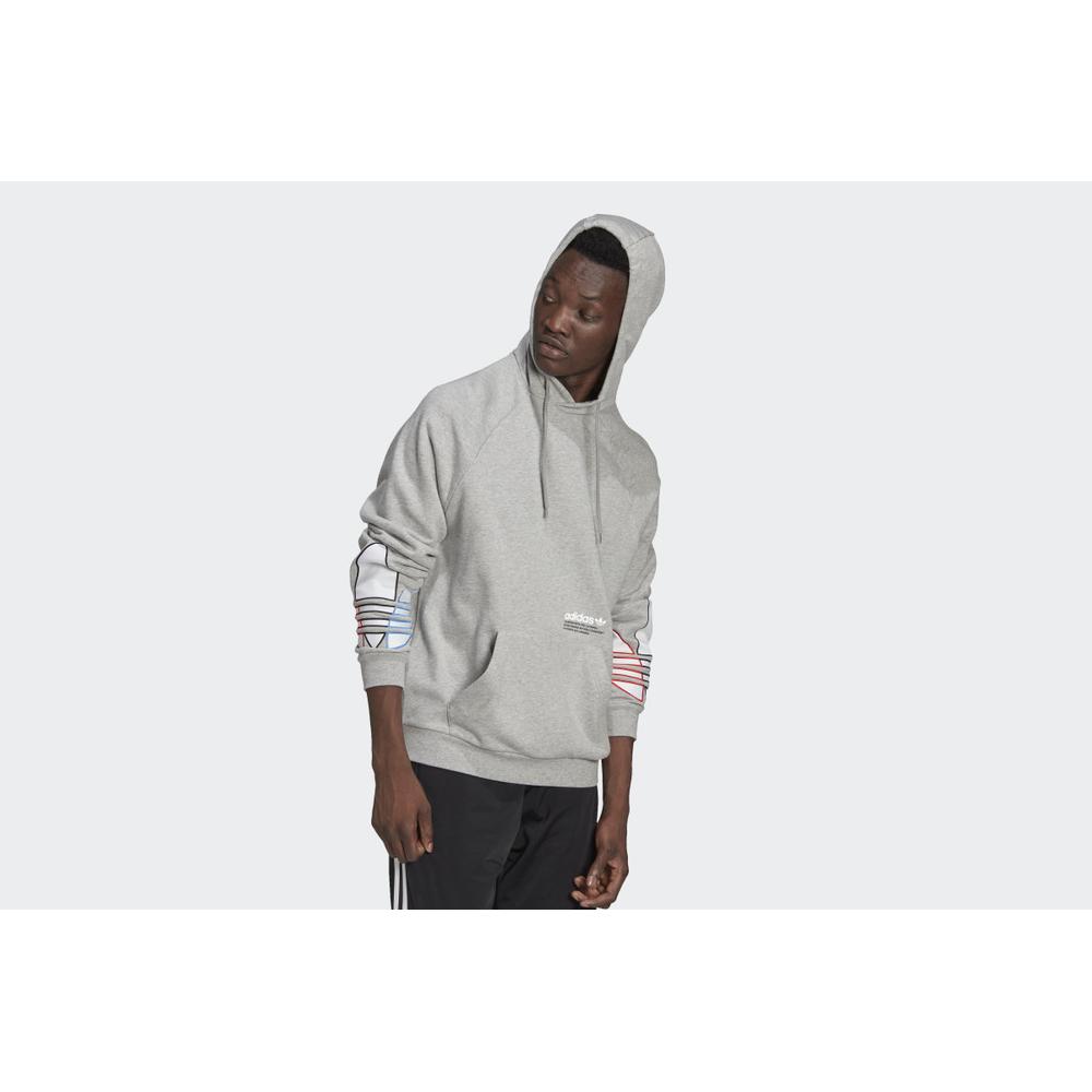 adidas Adicolor Tricolor Trefoil Hoodie > GN3571