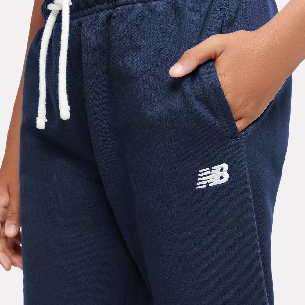Spodnie dziecięce New Balance LAKB0060NNY - granatowe