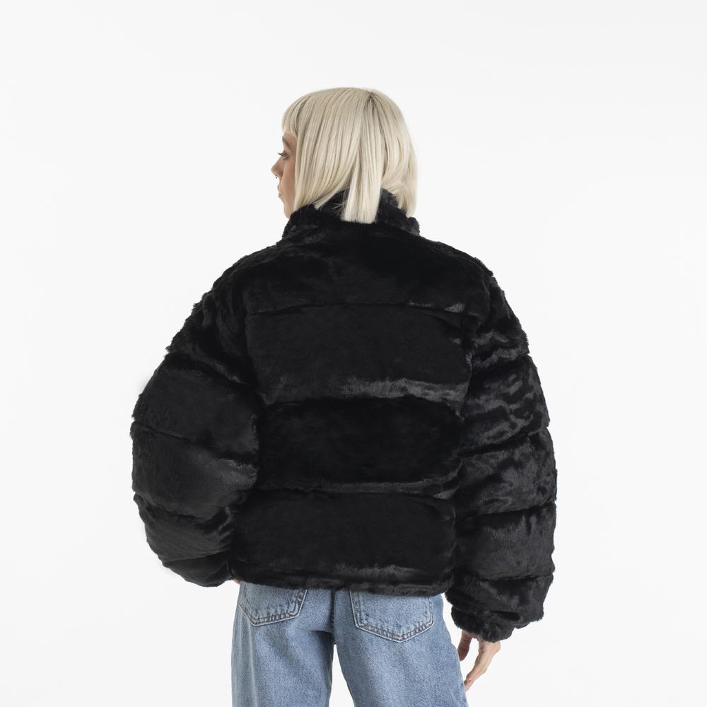 Kurtka Alpha Industries Fur Puffer Wmn 14800203 - czarna
