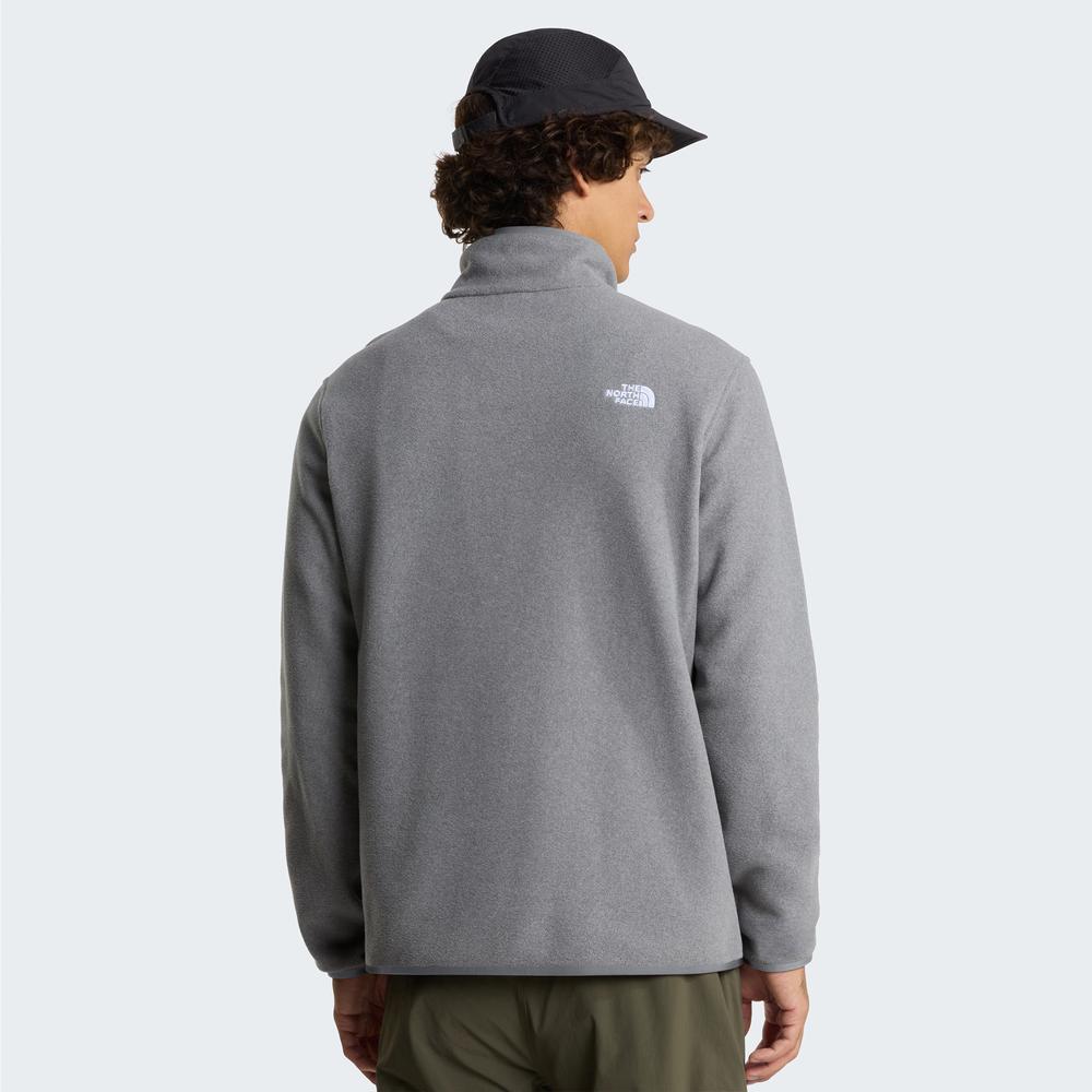 Bluza męska The North Face Glacier 1/4 Zip Fleece 0A8D0QCQI1 - szara