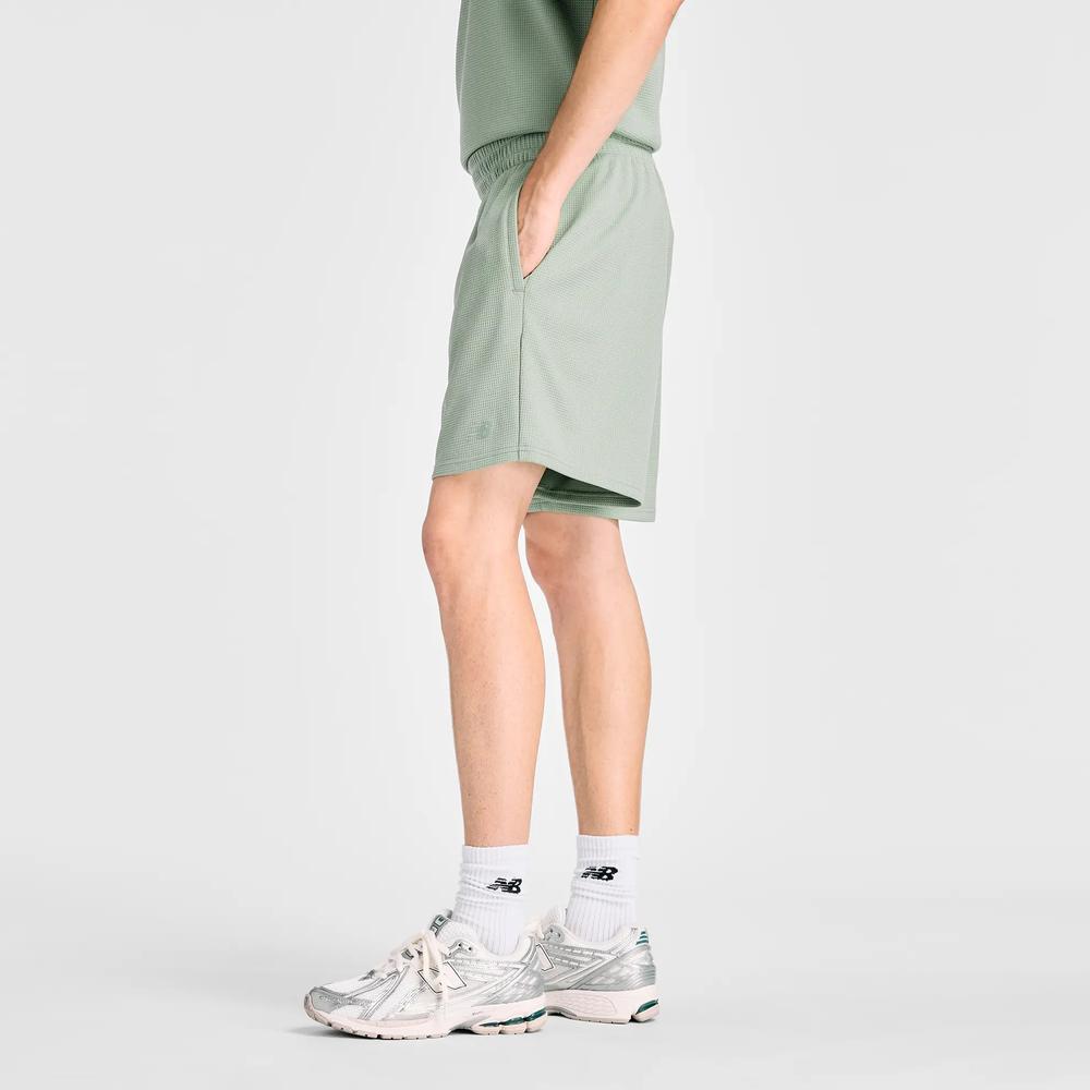 Spodenki męskie New Balance MB61V17CAAR - zielone