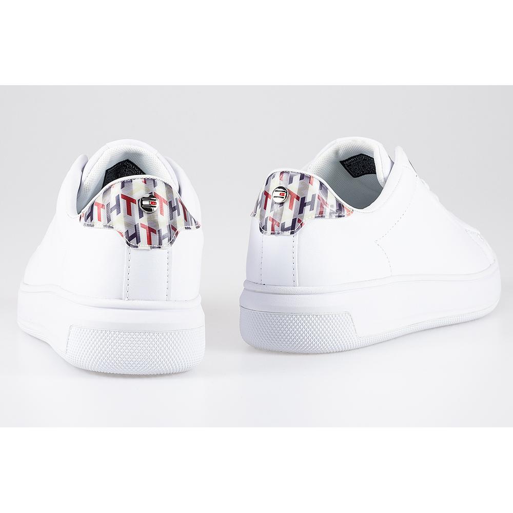 Tommy Hilfiger Monogram Leather Cupsole Trainers > FW0FW05552-YBR