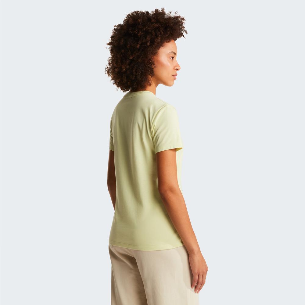 Koszulka damska The North Face Evolution Simple Dome 0A8FX7G6O1 - żółta